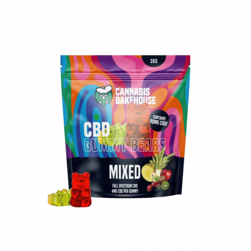 Cannabis Bakehouse CBD gummy bears - Fruit