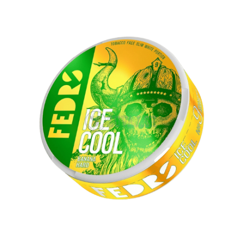 FEDRS Ice Cool Banana Hard 8 nikotínové sáčky