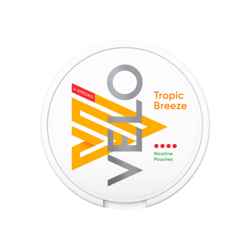 VELO Tropic Breeze X-Strong Nikotínové sáčky