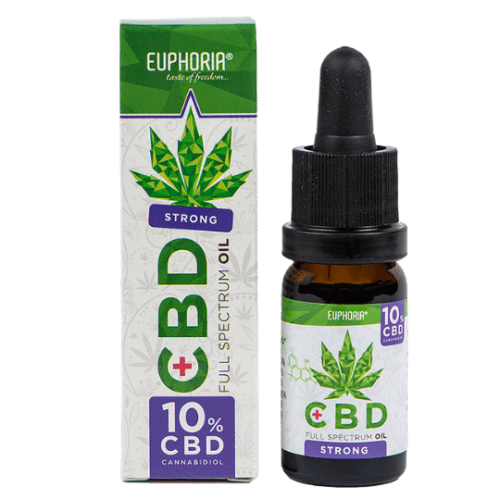 EUPHORIA CBD olej 10%, 10ml, 1000mg