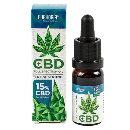 EUPHORIA CBD olej 15%, 10ml, 1500mg